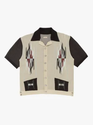 12G Cotton Knit Chimayo Aloha Polo Beige