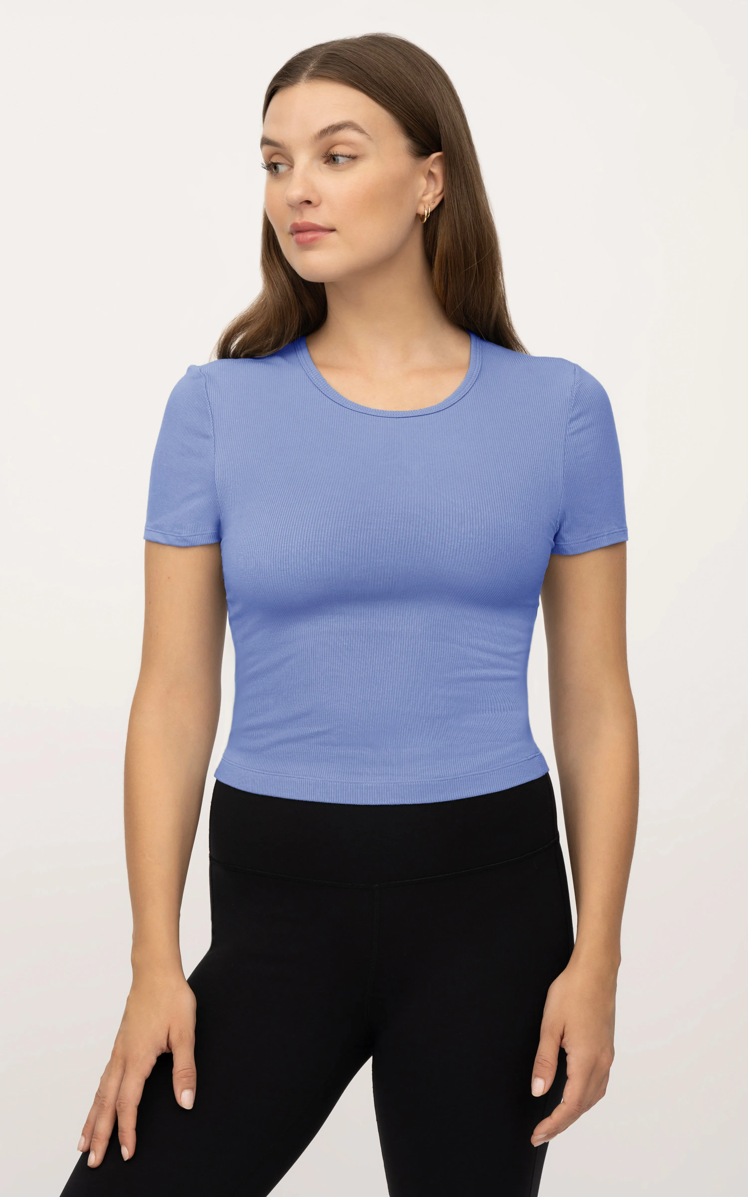 2 PK Heavenly Rib Short Sleeve Shirt