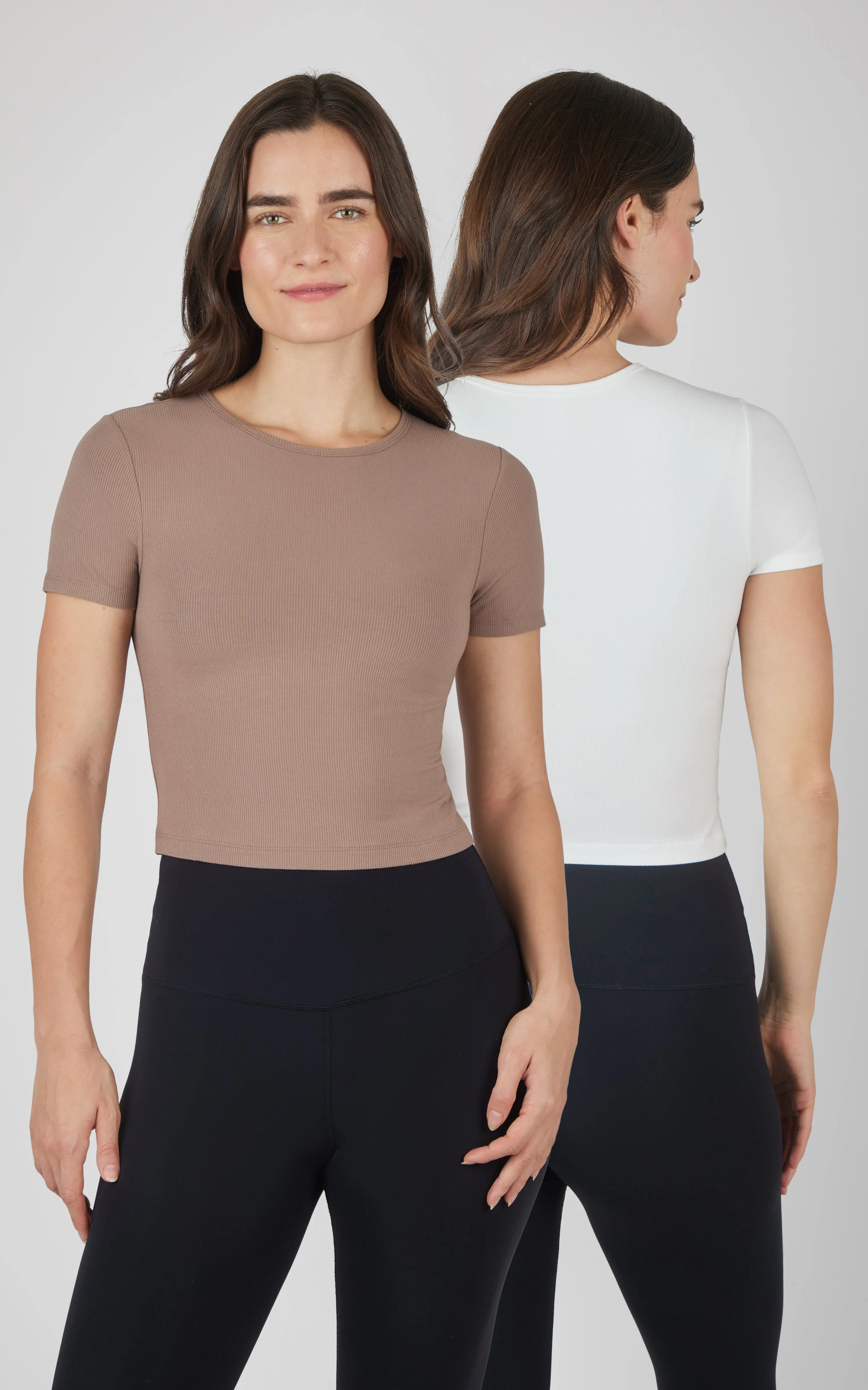 2 PK Heavenly Rib Short Sleeve Shirt