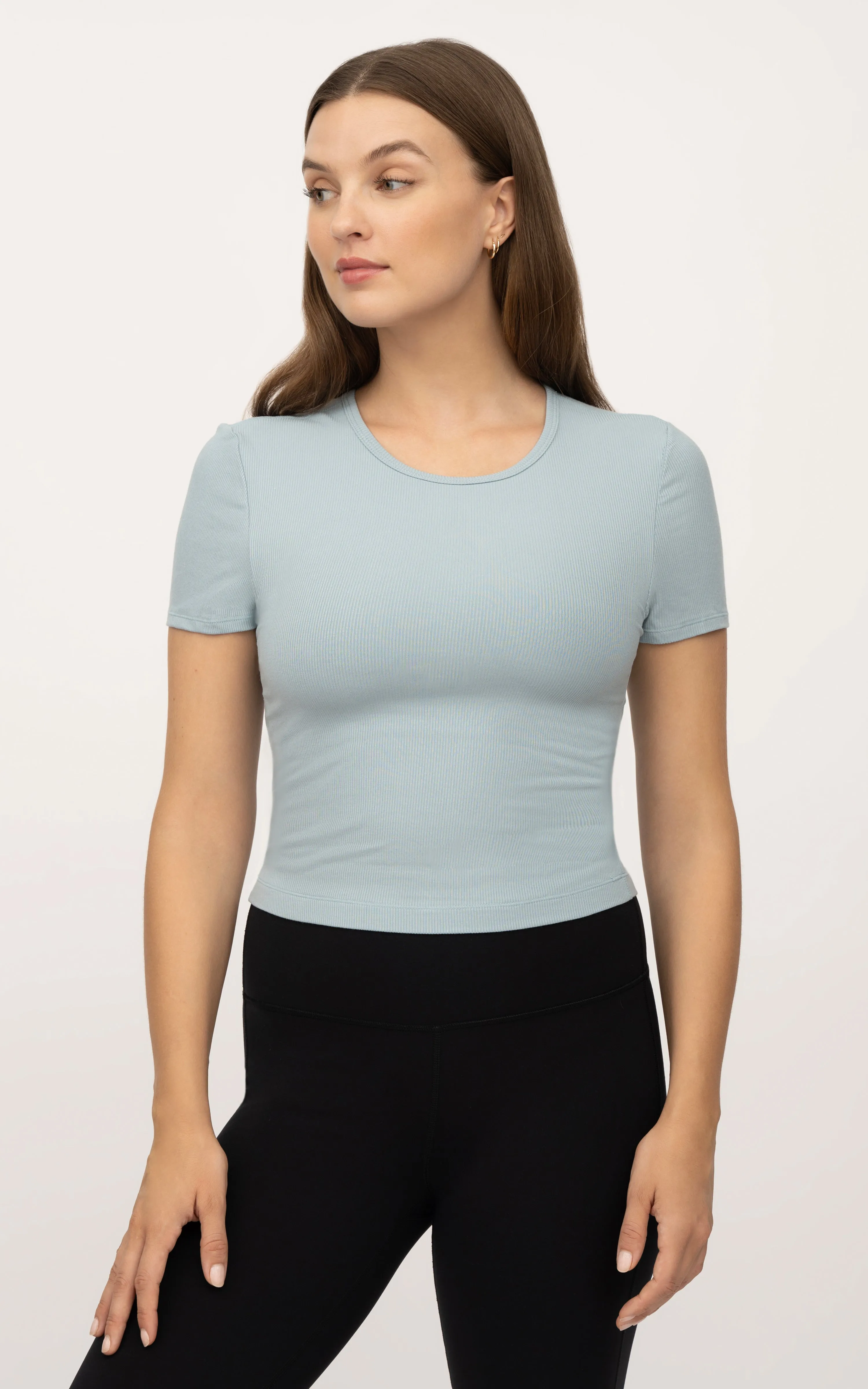 2 PK Heavenly Rib Short Sleeve Shirt