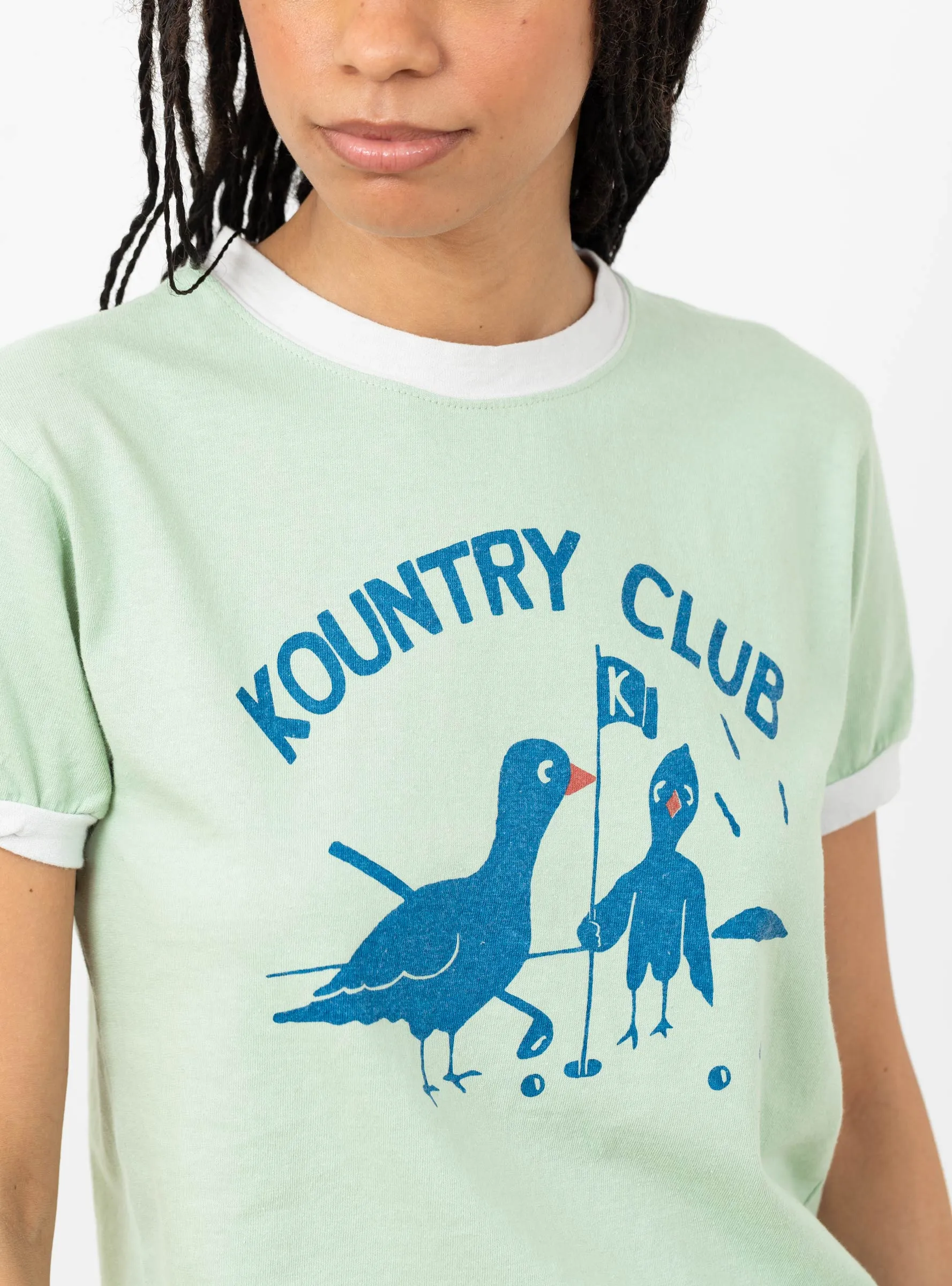 20 Jersey Ringer T-Shirt Kountry Club Mint