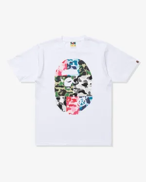 ABC CAMO CRAZY BIG APE HEAD TEE - WHITE