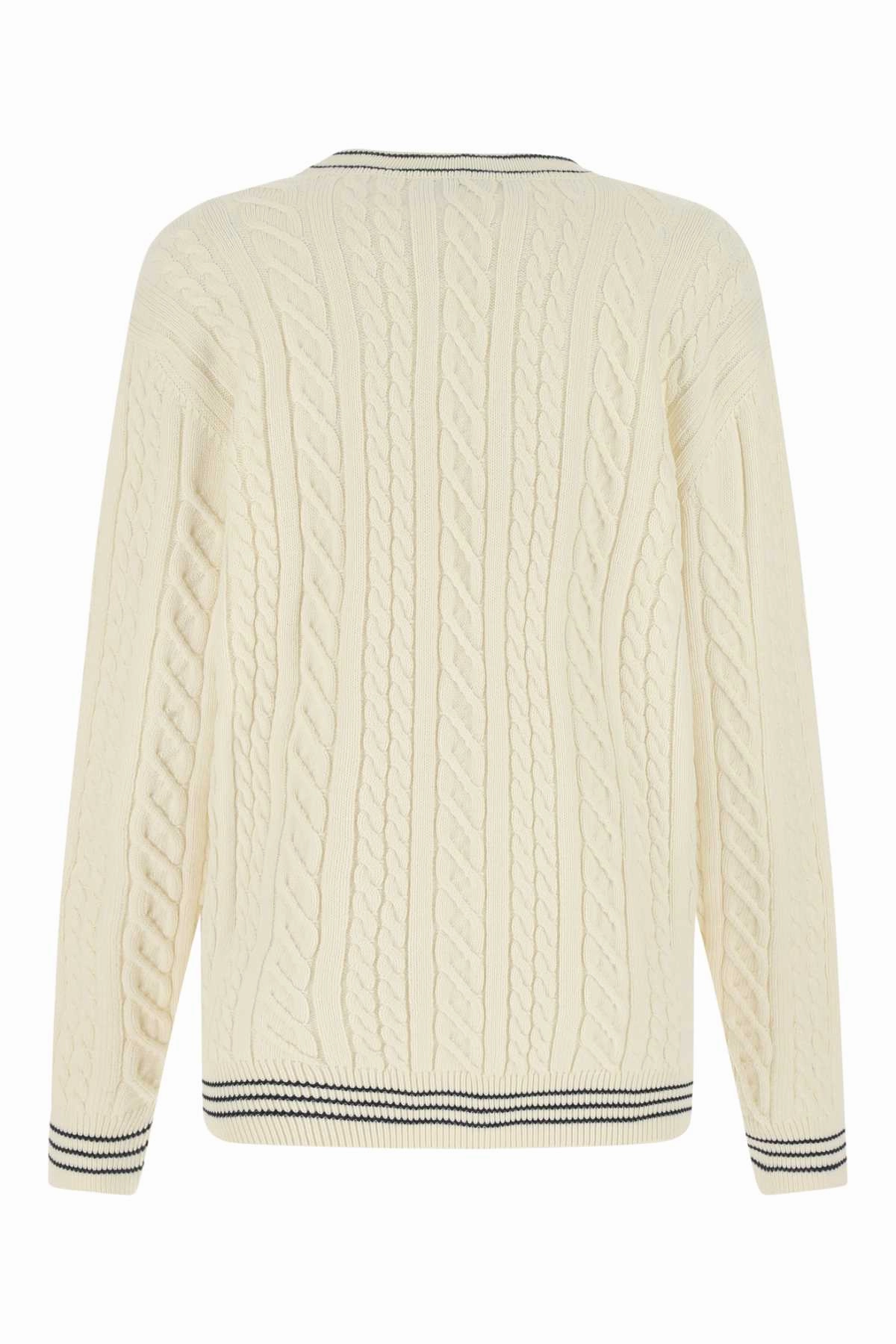 Alessandra Rich Stripe-Trim Detail Cardi-Coat