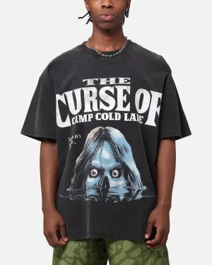 American Thrift X Goosebumps Cold Lake Heavy T-Shirt Vintage Black