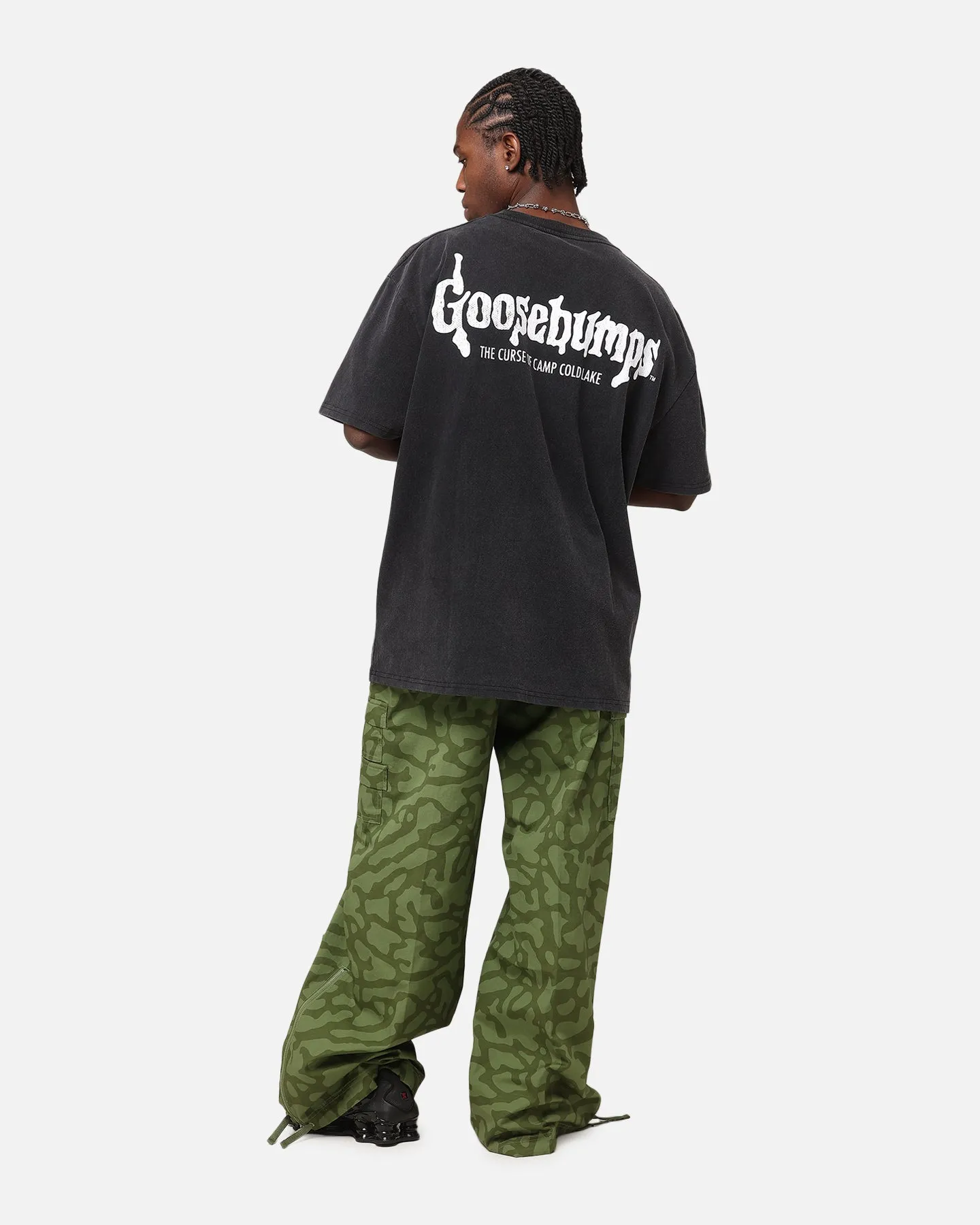 American Thrift X Goosebumps Cold Lake Heavy T-Shirt Vintage Black