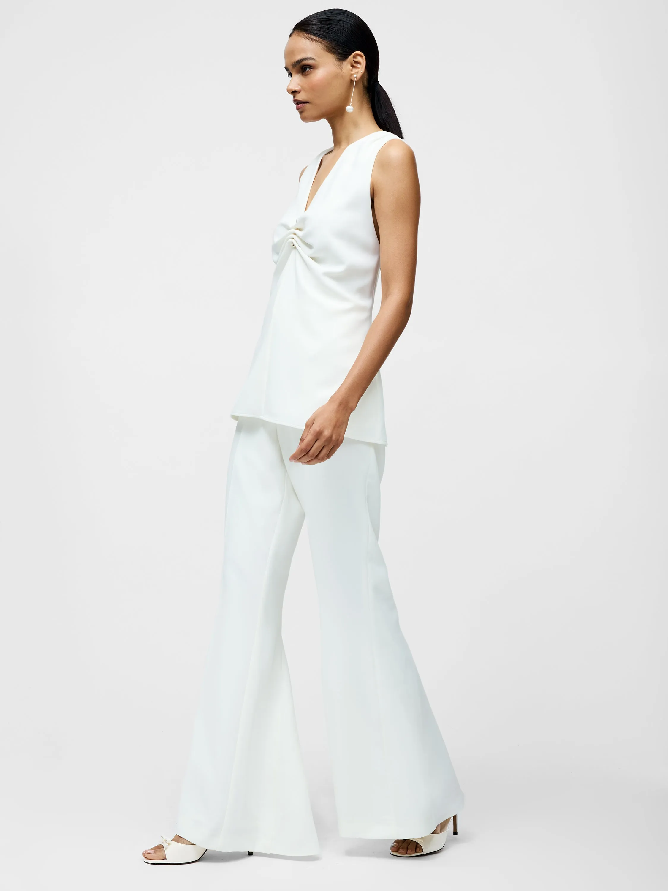 Arlette Sleeveless V Neck Top