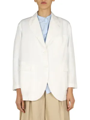 Aspesi Single-Breasted V-Neck Blazer