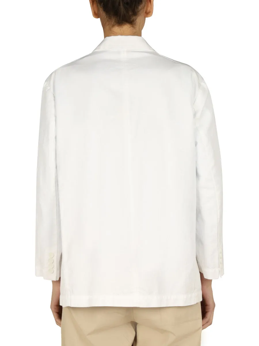 Aspesi Single-Breasted V-Neck Blazer
