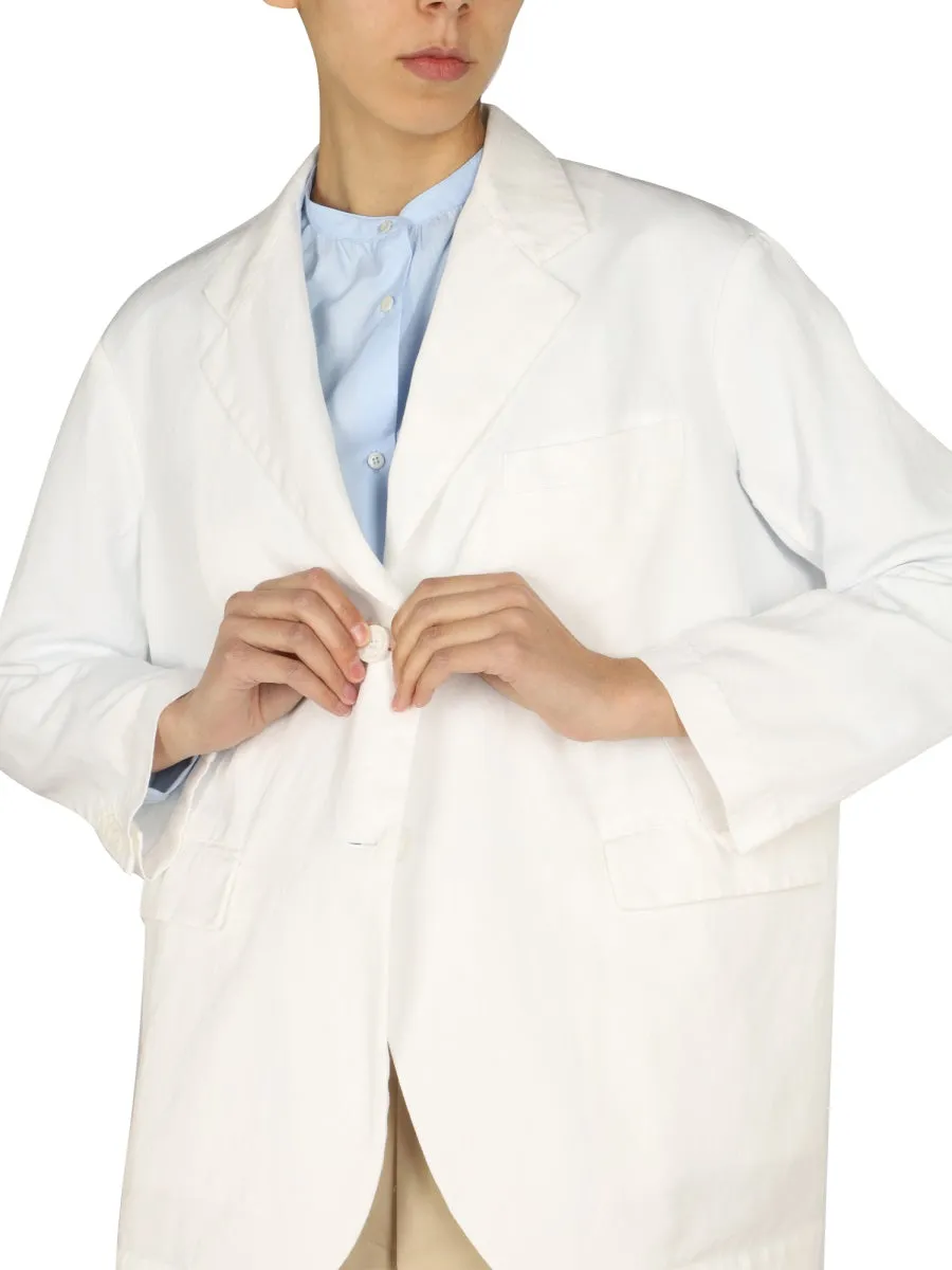 Aspesi Single-Breasted V-Neck Blazer