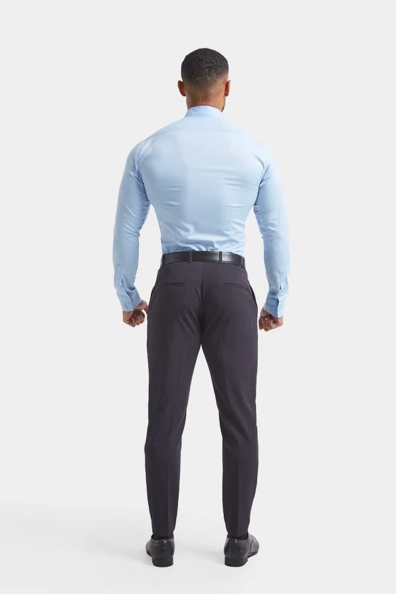 Athletic Fit Dress Shirt in Light Blue