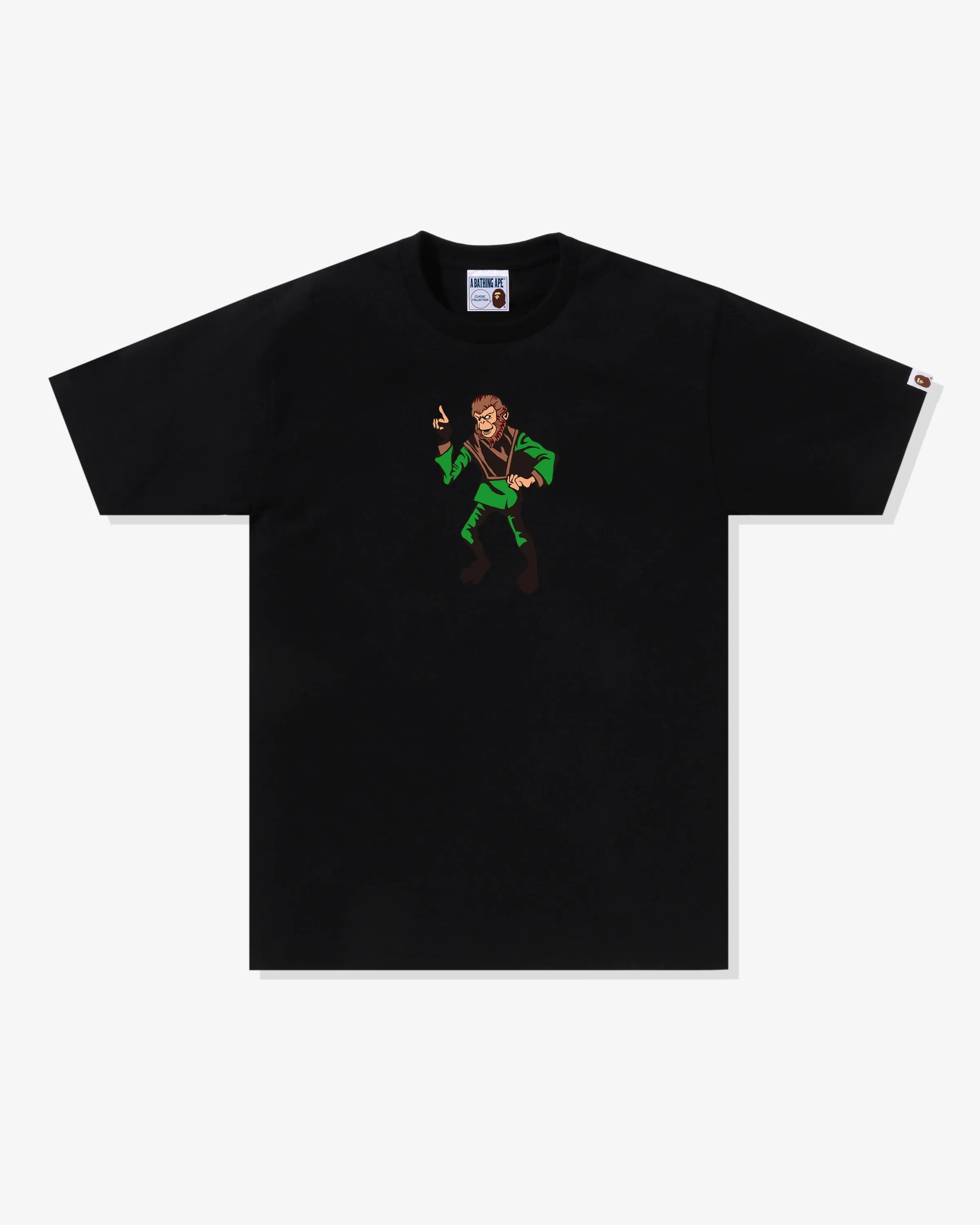 BAPE APE TEE - BLACK