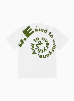 b.E Kind Swirl T-Shirt White