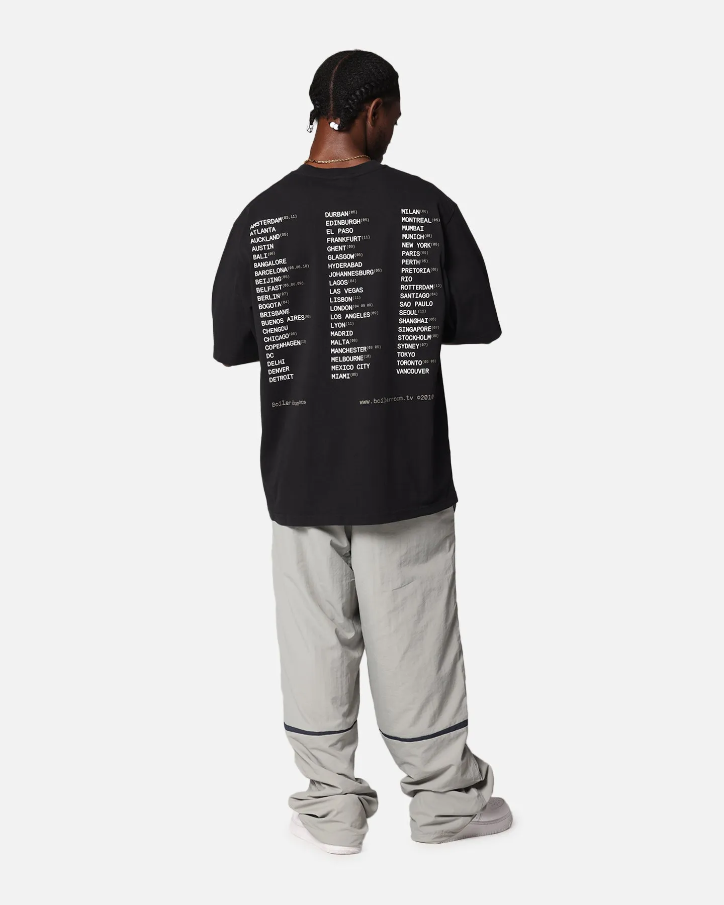 Boiler Room World Tour T-Shirt Black