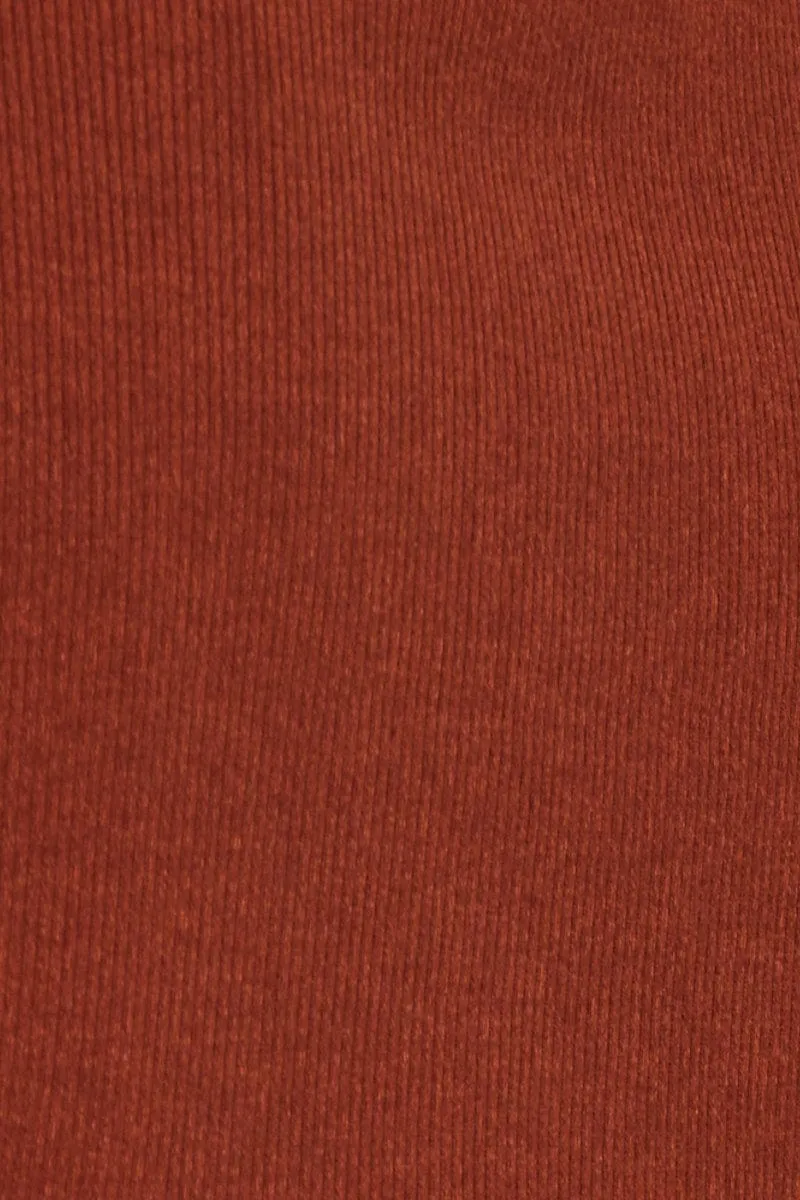 Brown Crop Top Sleeveless
