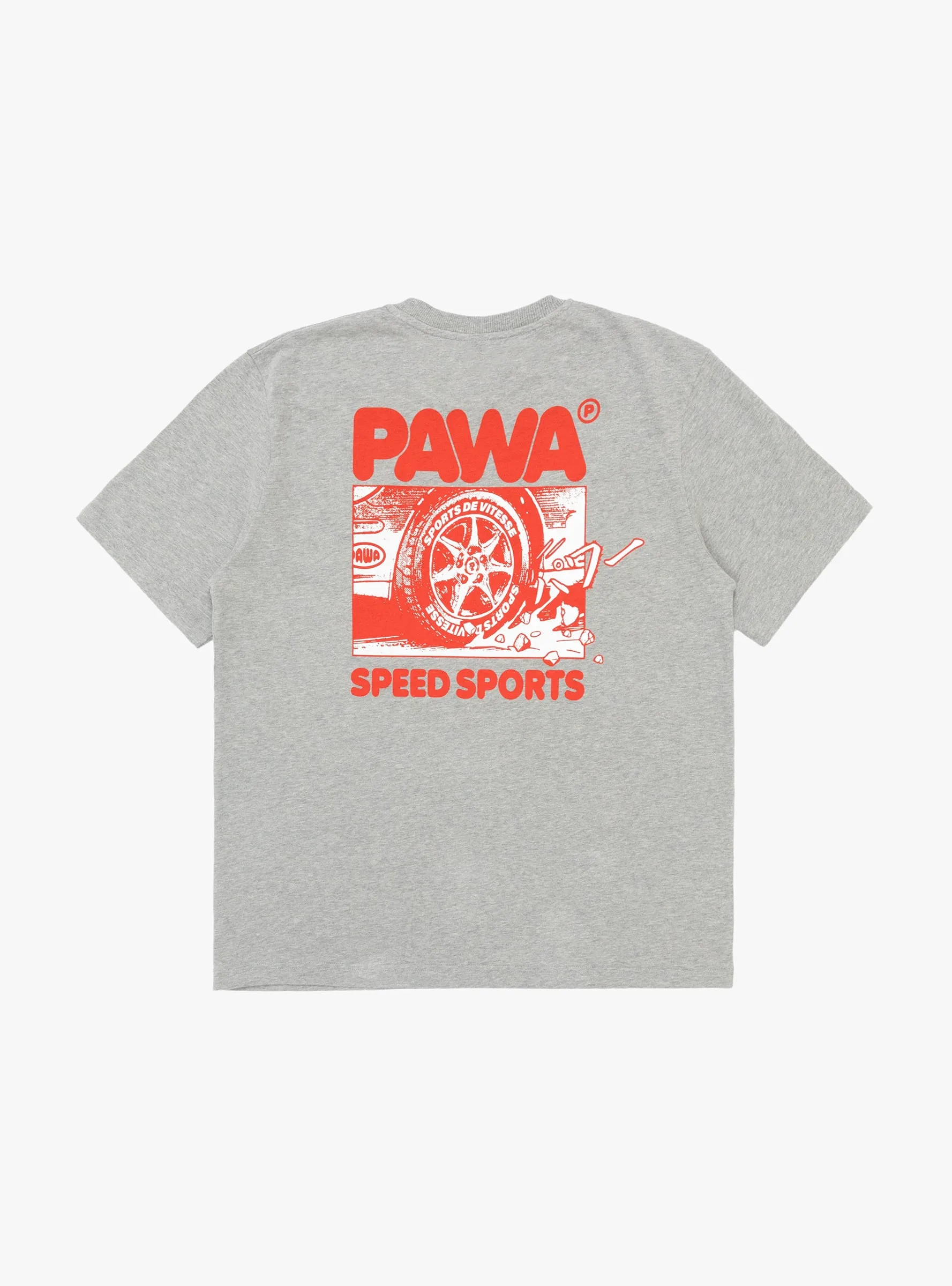Burnout T-Shirt Grey Marl