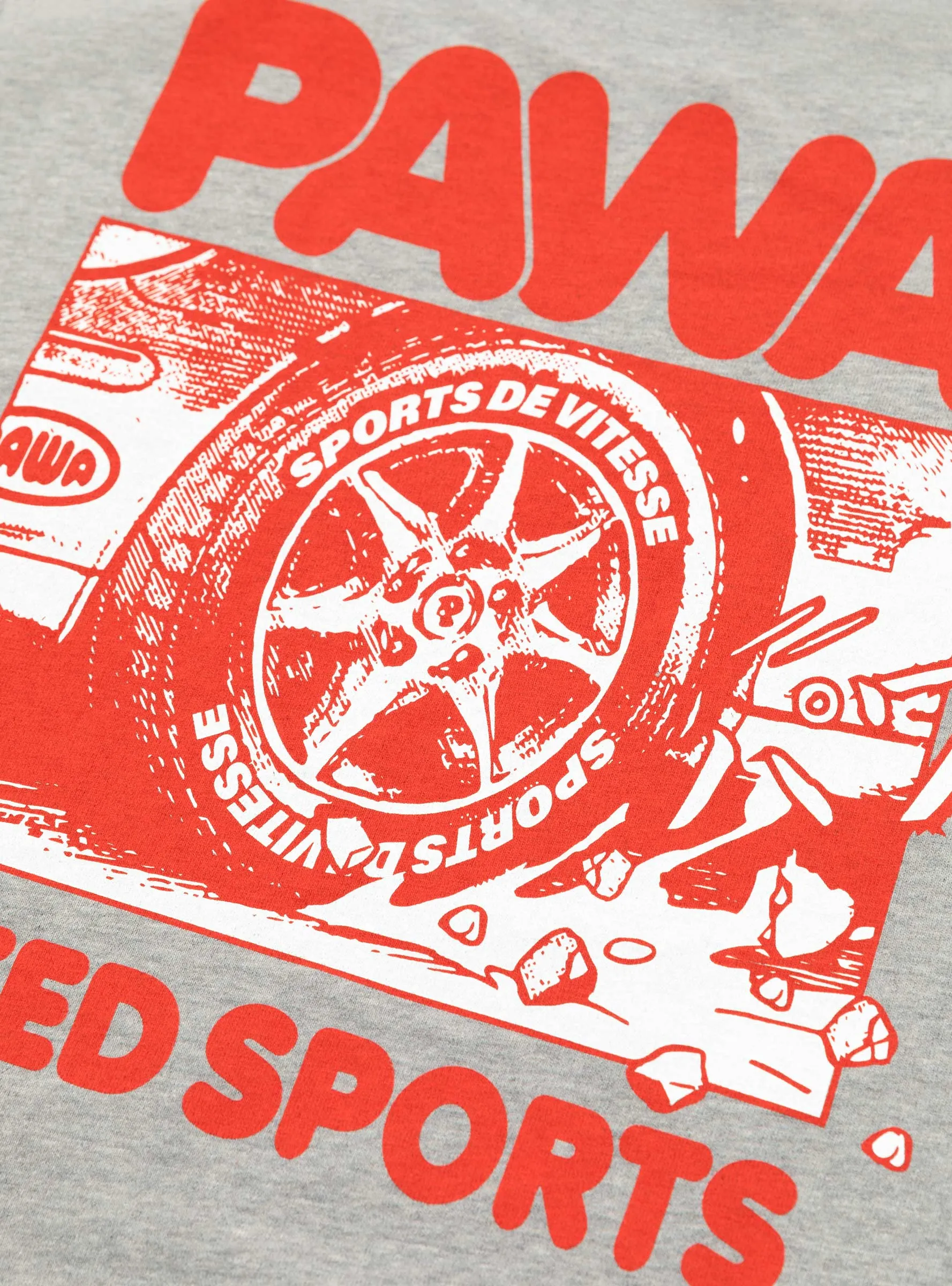 Burnout T-Shirt Grey Marl