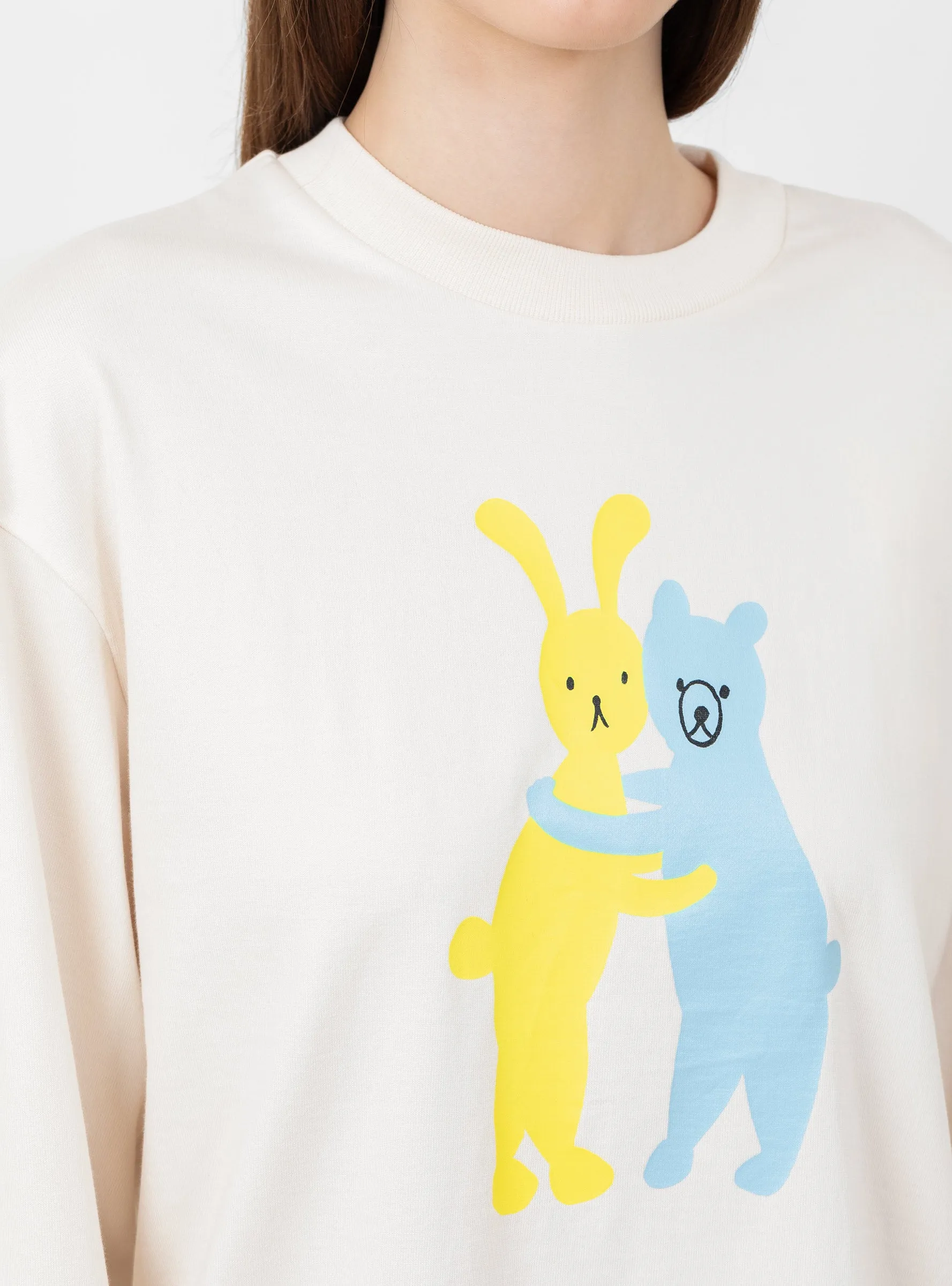 Calin Long Sleeve T-Shirt Light Beige