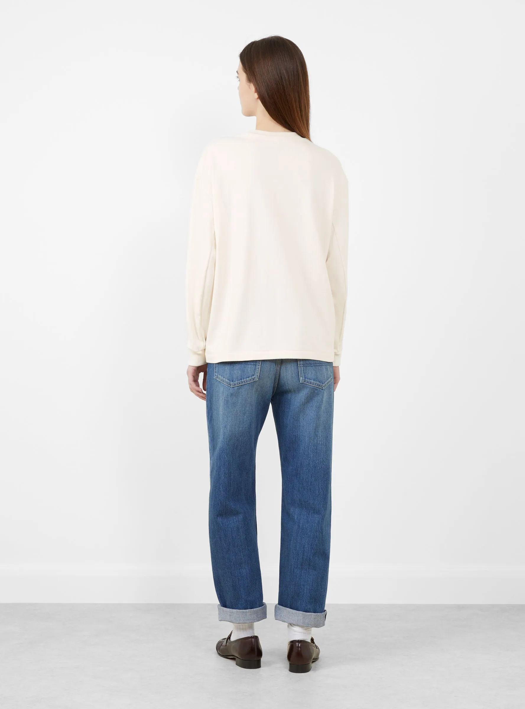 Calin Long Sleeve T-Shirt Light Beige