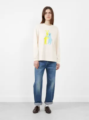 Calin Long Sleeve T-Shirt Light Beige