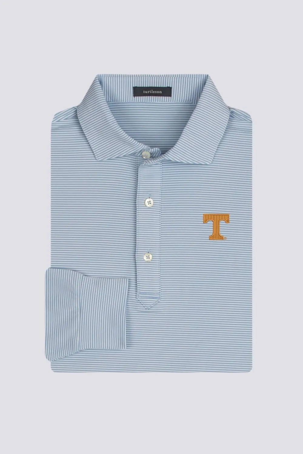 Carter Stripe Polo, Long Sleeve - University of Tennessee