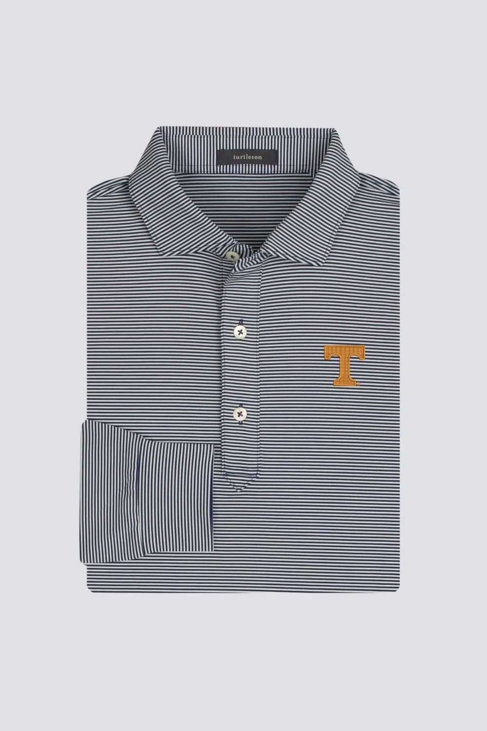 Carter Stripe Polo, Long Sleeve - University of Tennessee