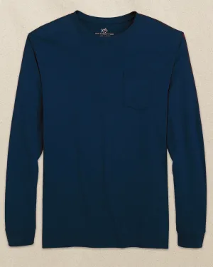 Classic Long Sleeve Pocket T-Shirt - Navy