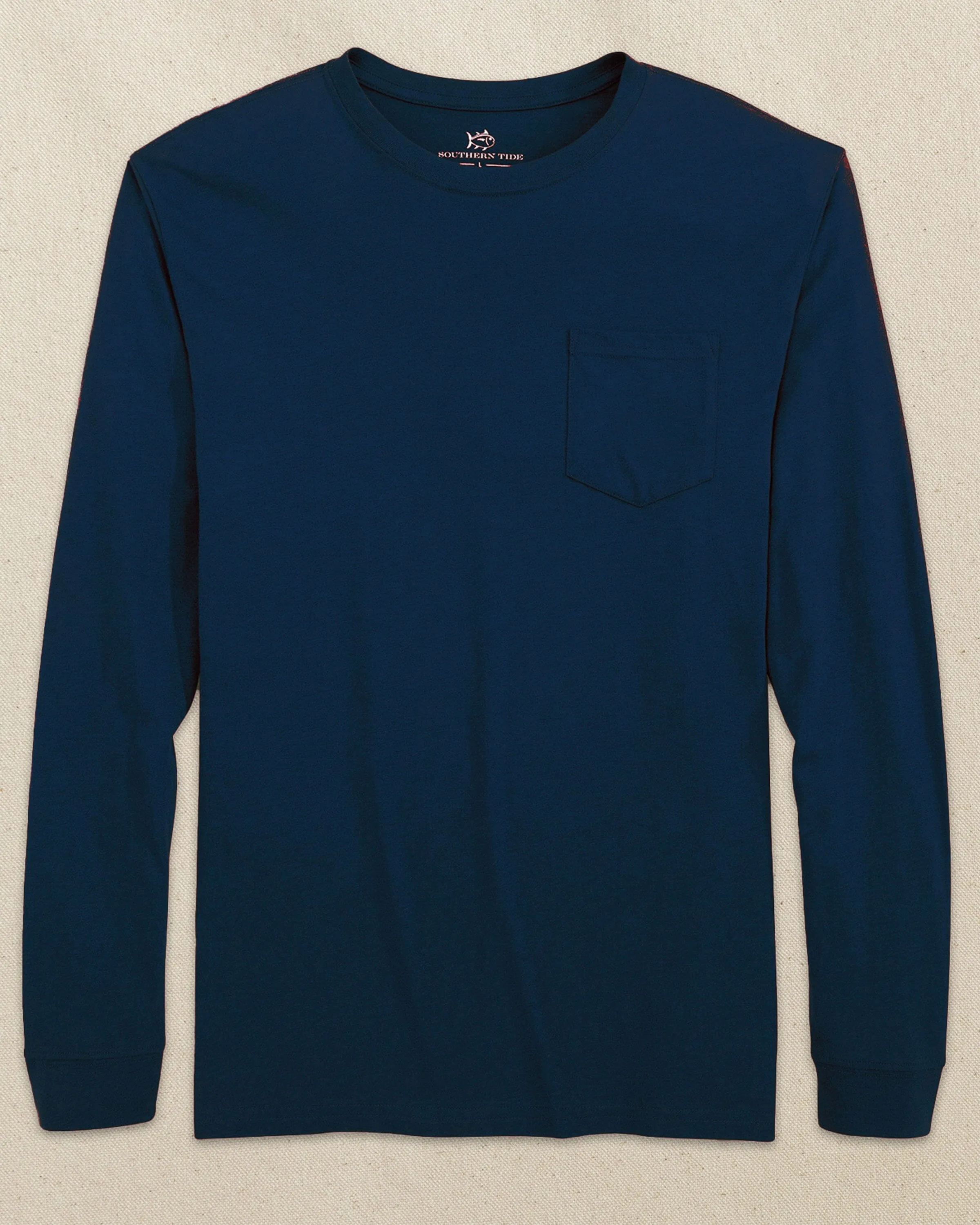 Classic Long Sleeve Pocket T-Shirt - Navy