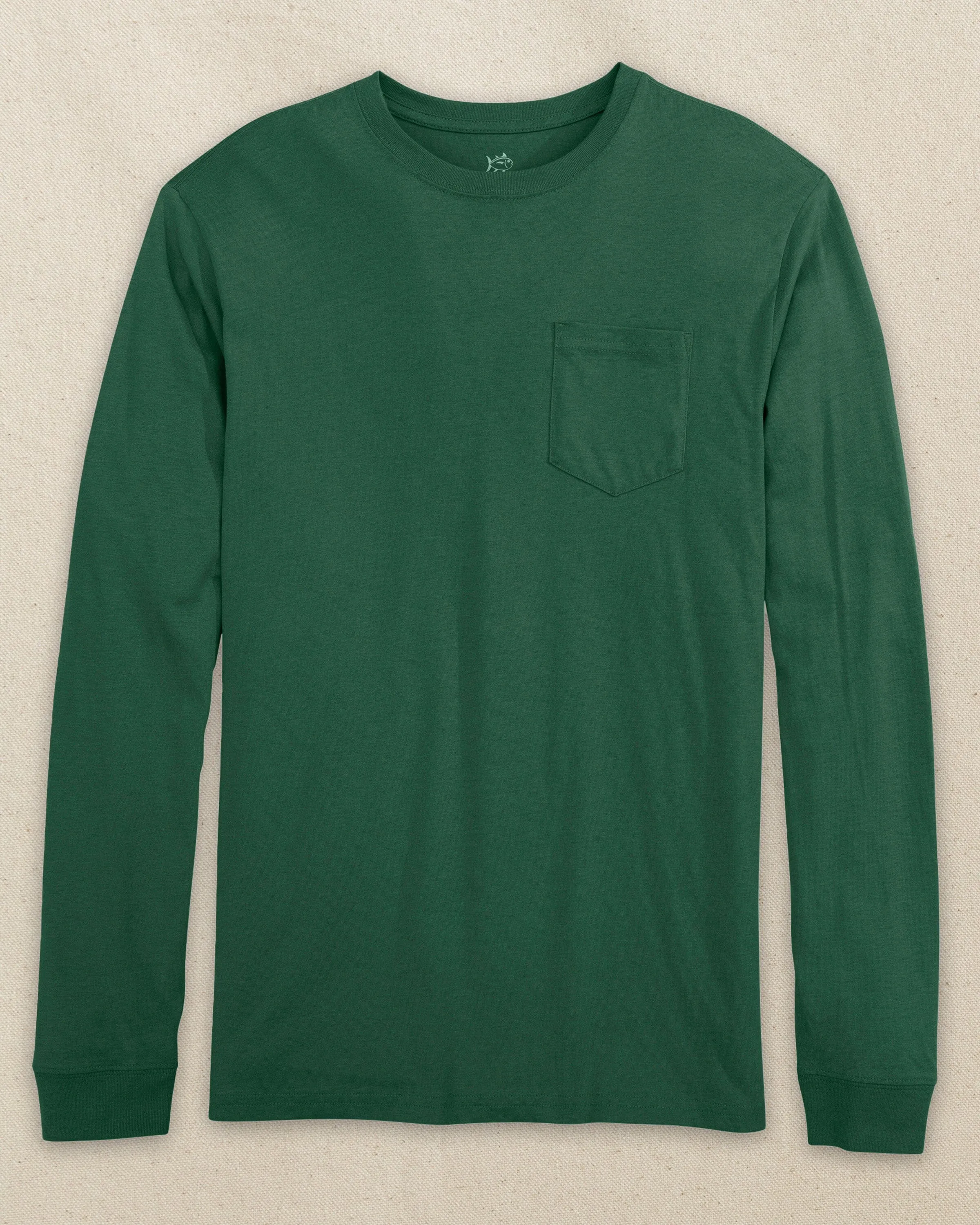 Classic Long Sleeve Pocket T-Shirt - Spruce