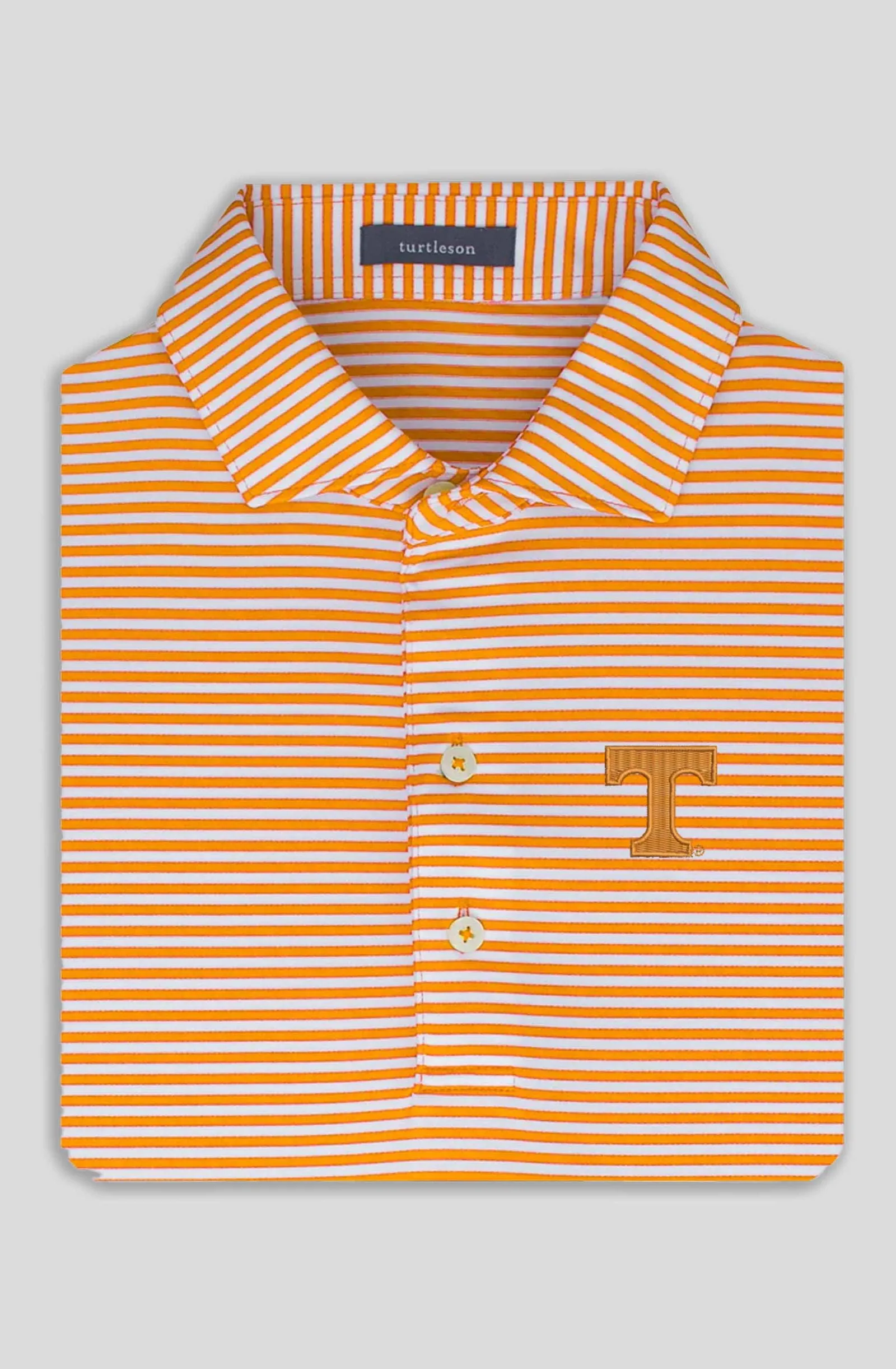 Cooper Stripe Polo - University of Tennessee