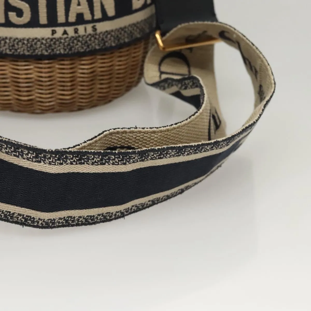 Dior Wicker Shoulder Bag (Pre-Owned)