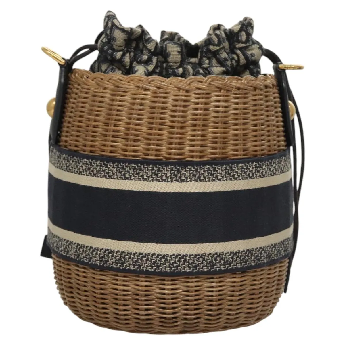 Dior Wicker Shoulder Bag (Pre-Owned)