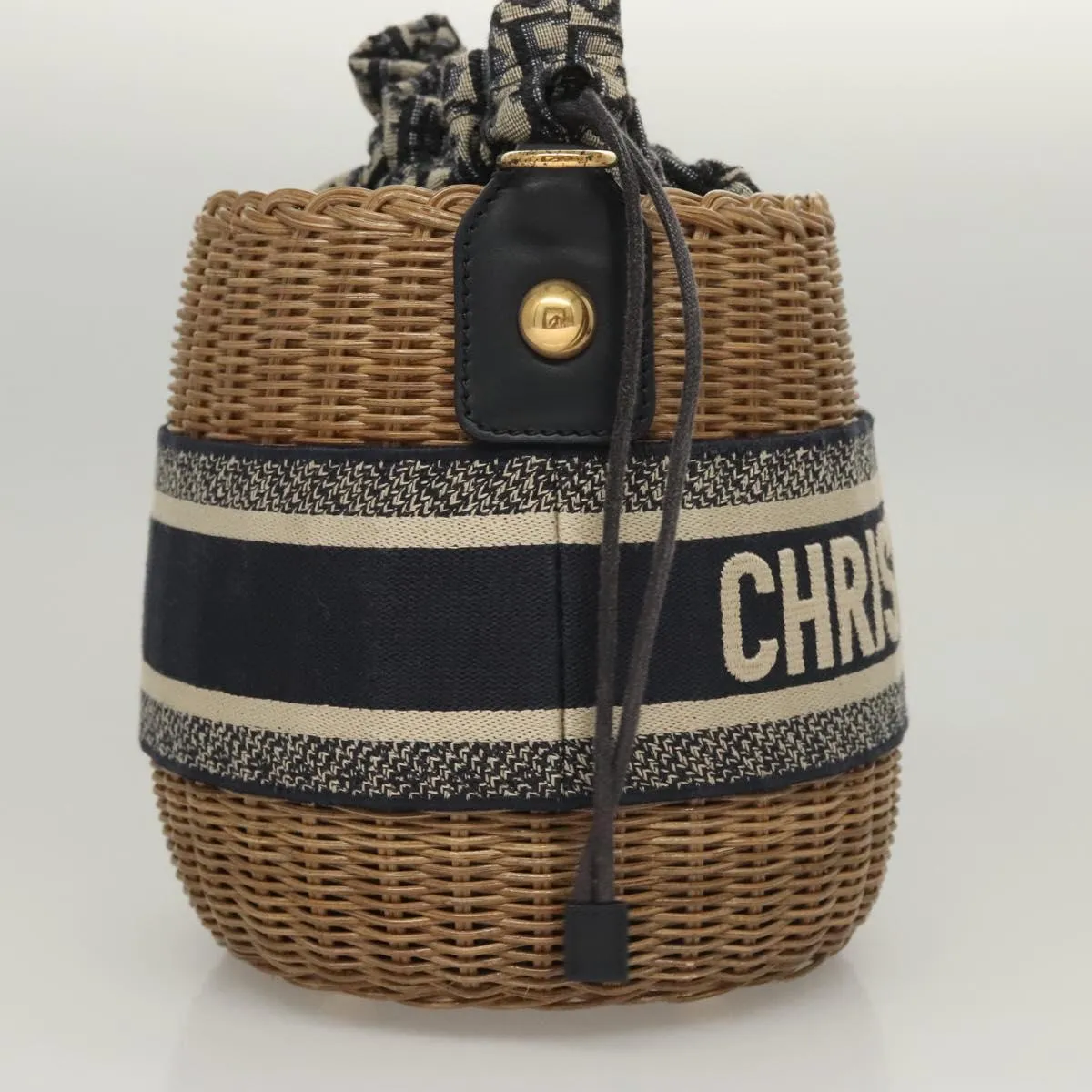 Dior Wicker Shoulder Bag (Pre-Owned)