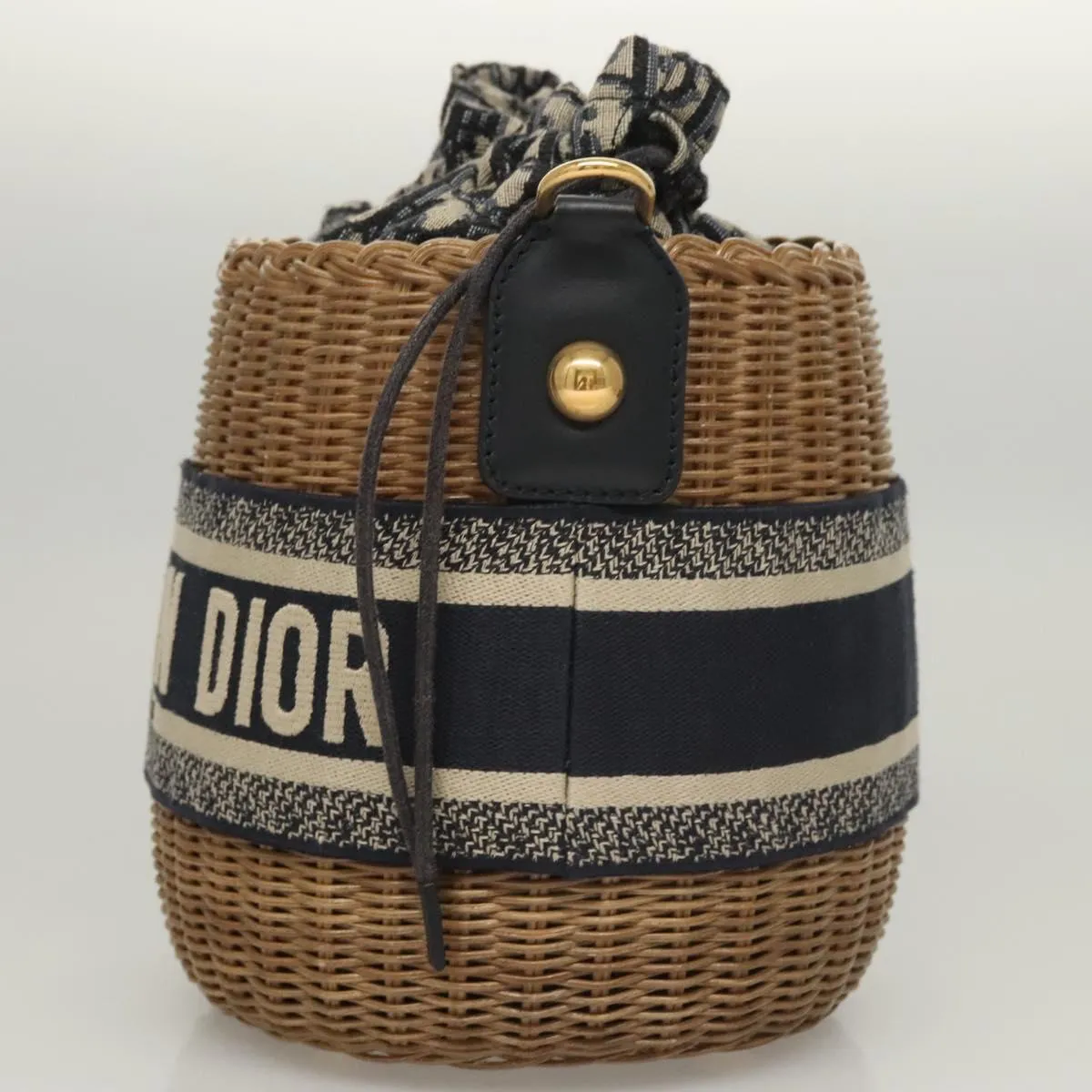Dior Wicker Shoulder Bag (Pre-Owned)