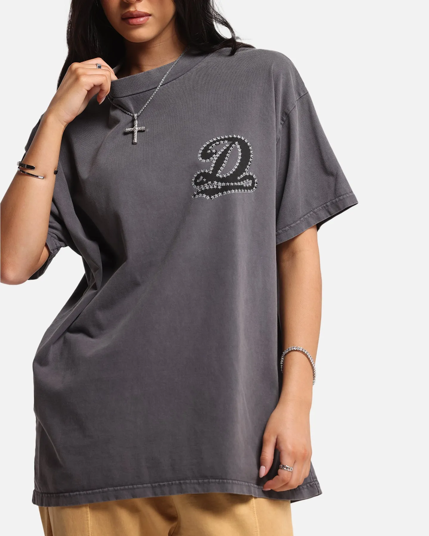 Dreamville Stars T-Shirt Vintage Grey