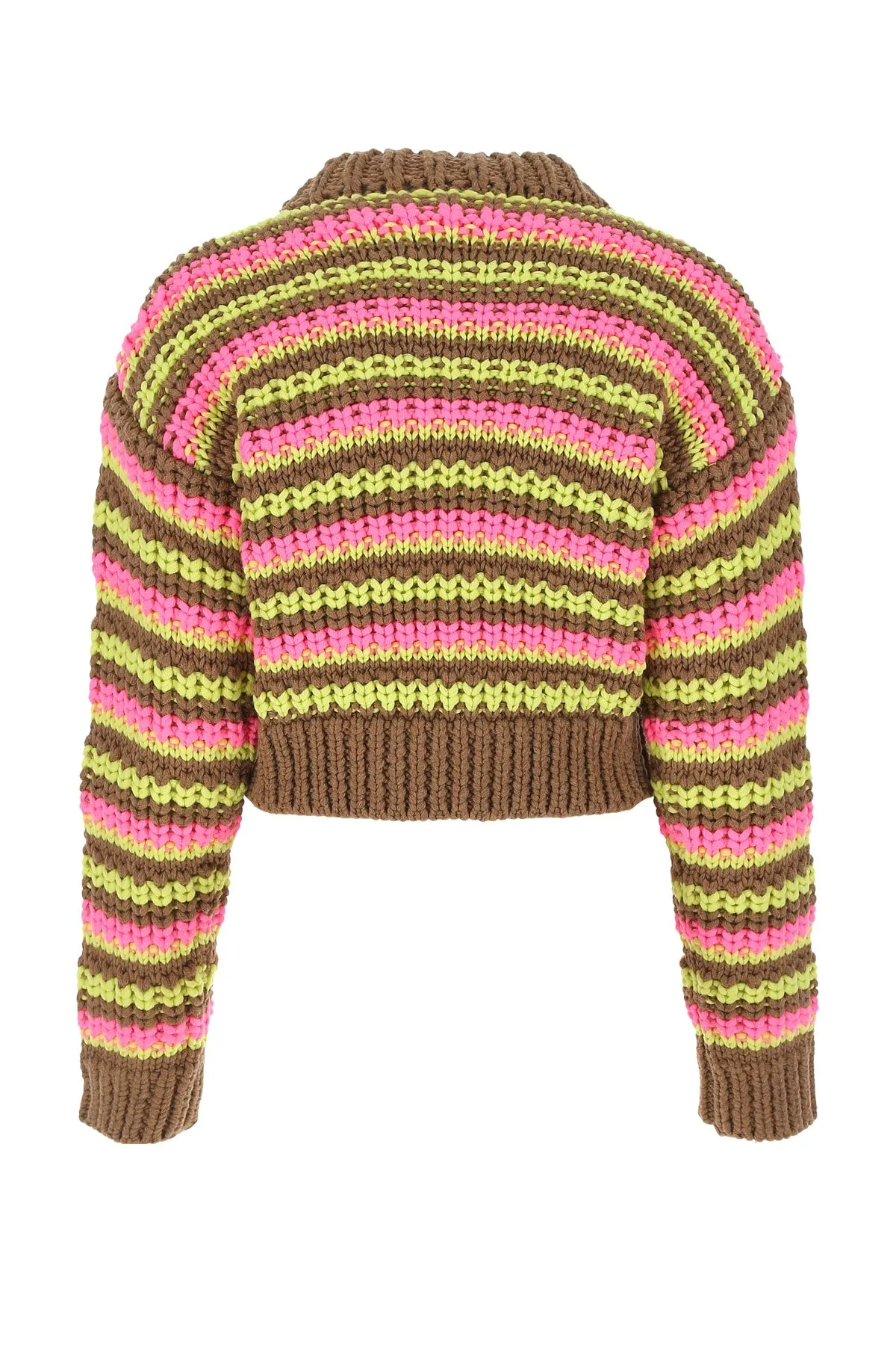 Dsquared2 Chunky Knitted Striped Jumper