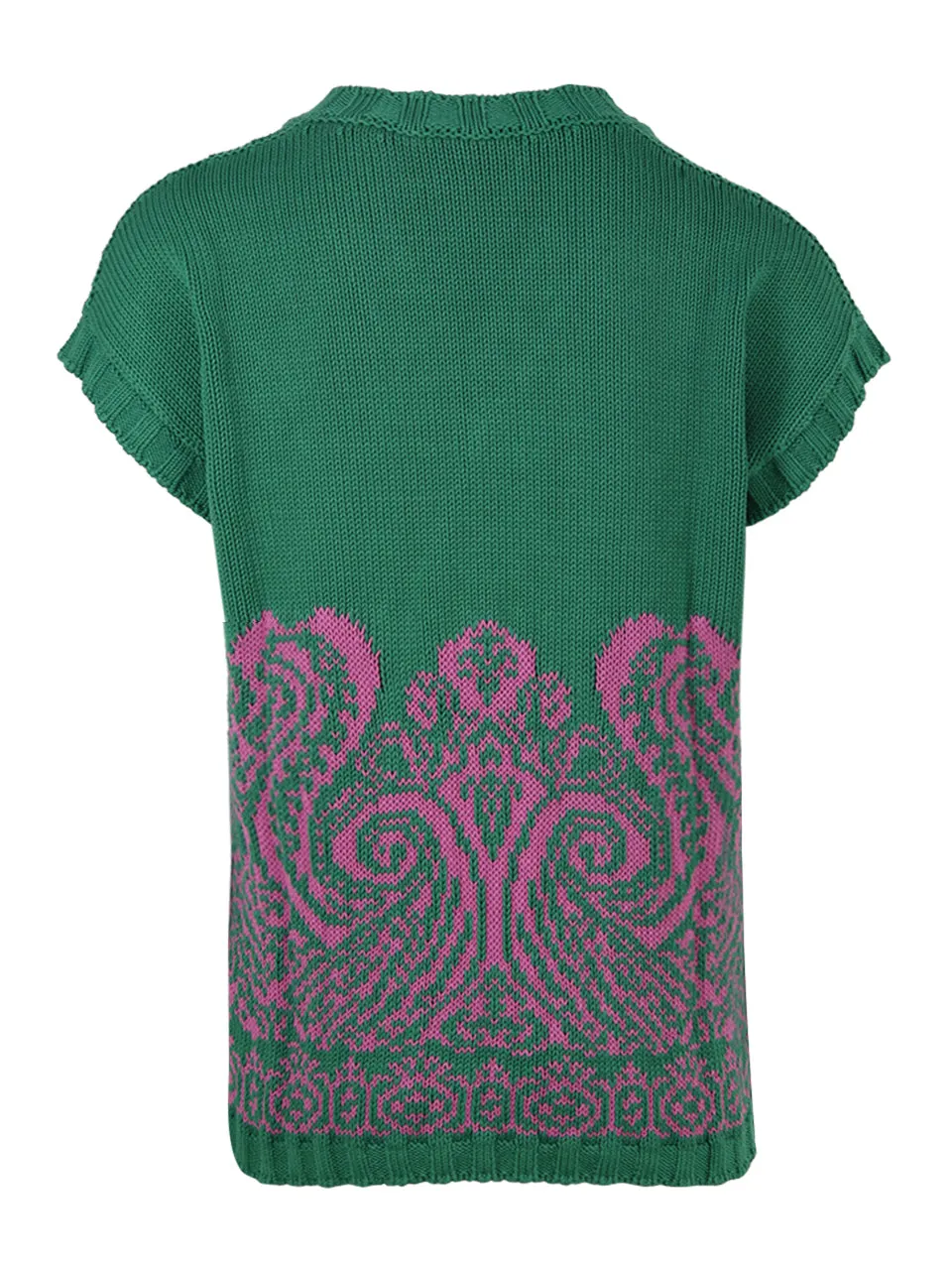 Etro Ribbed V-Neck Vest