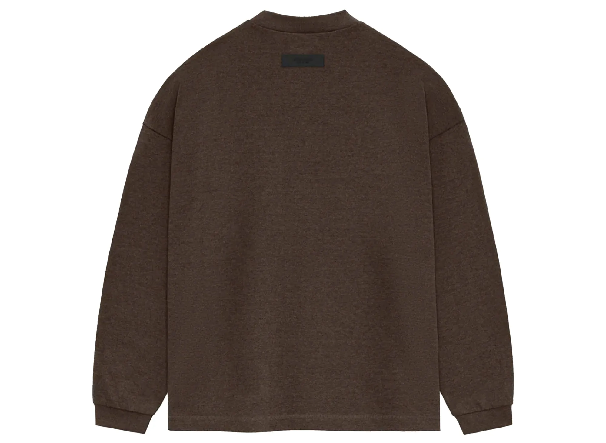 Fear of God Essentials Heavy L/S Tee in Heather Wood