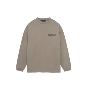 Fear of God Essentials Jersey Long Sleeve T-Shirt in Heather Grey