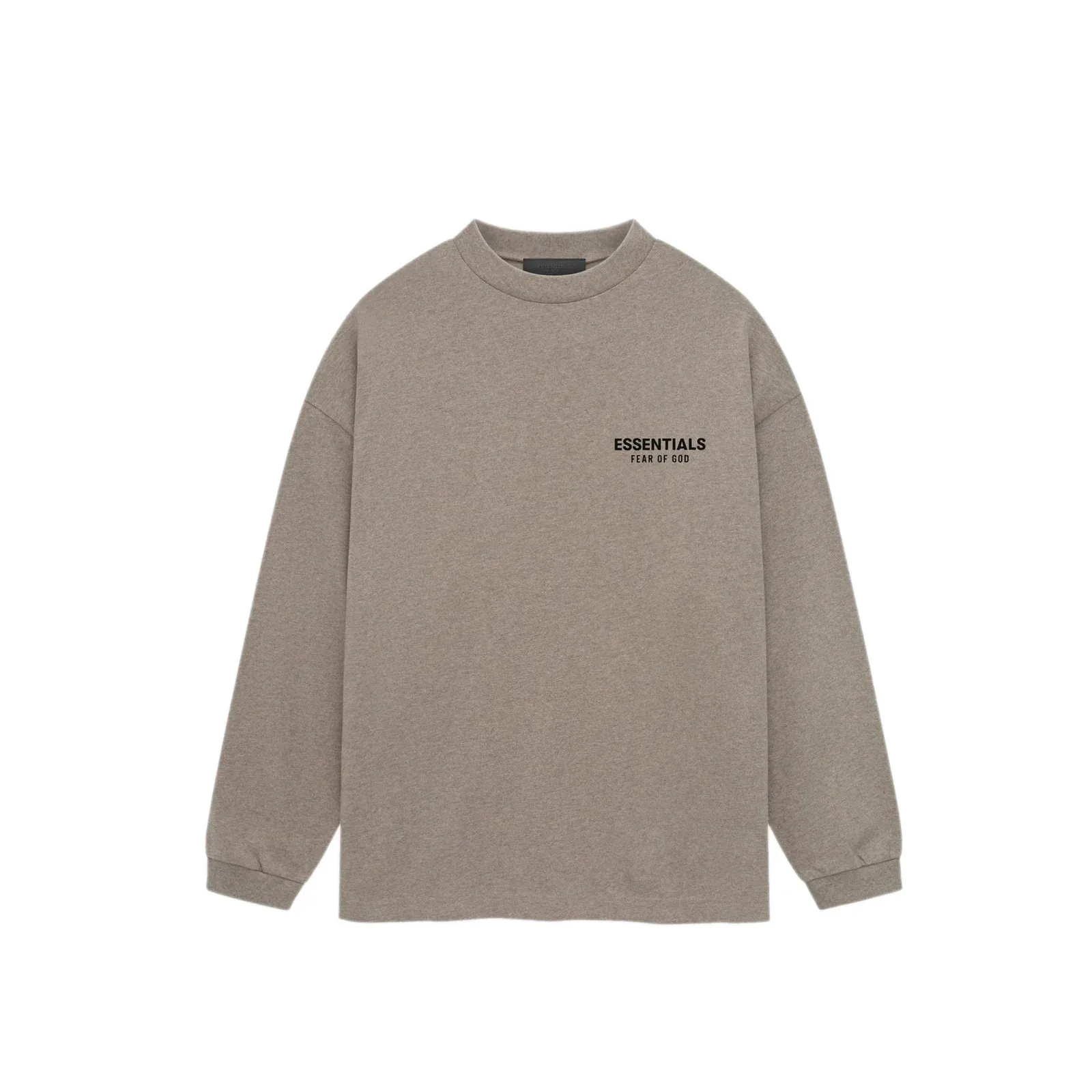 Fear of God Essentials Jersey Long Sleeve T-Shirt in Heather Grey