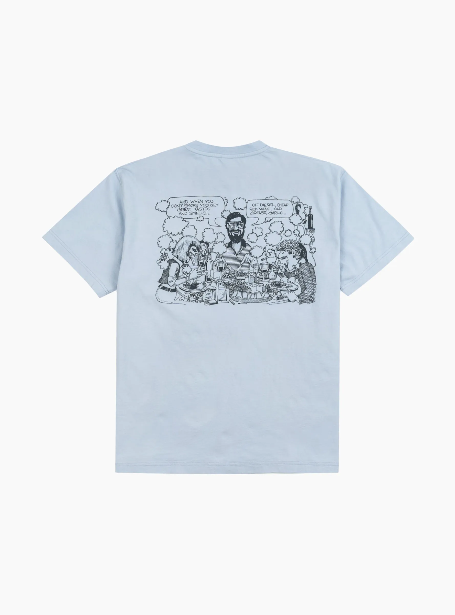 Fuming Pocket T-Shirt Ice Blue