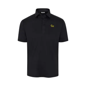 George Mason Featherweight Flex Polo Black