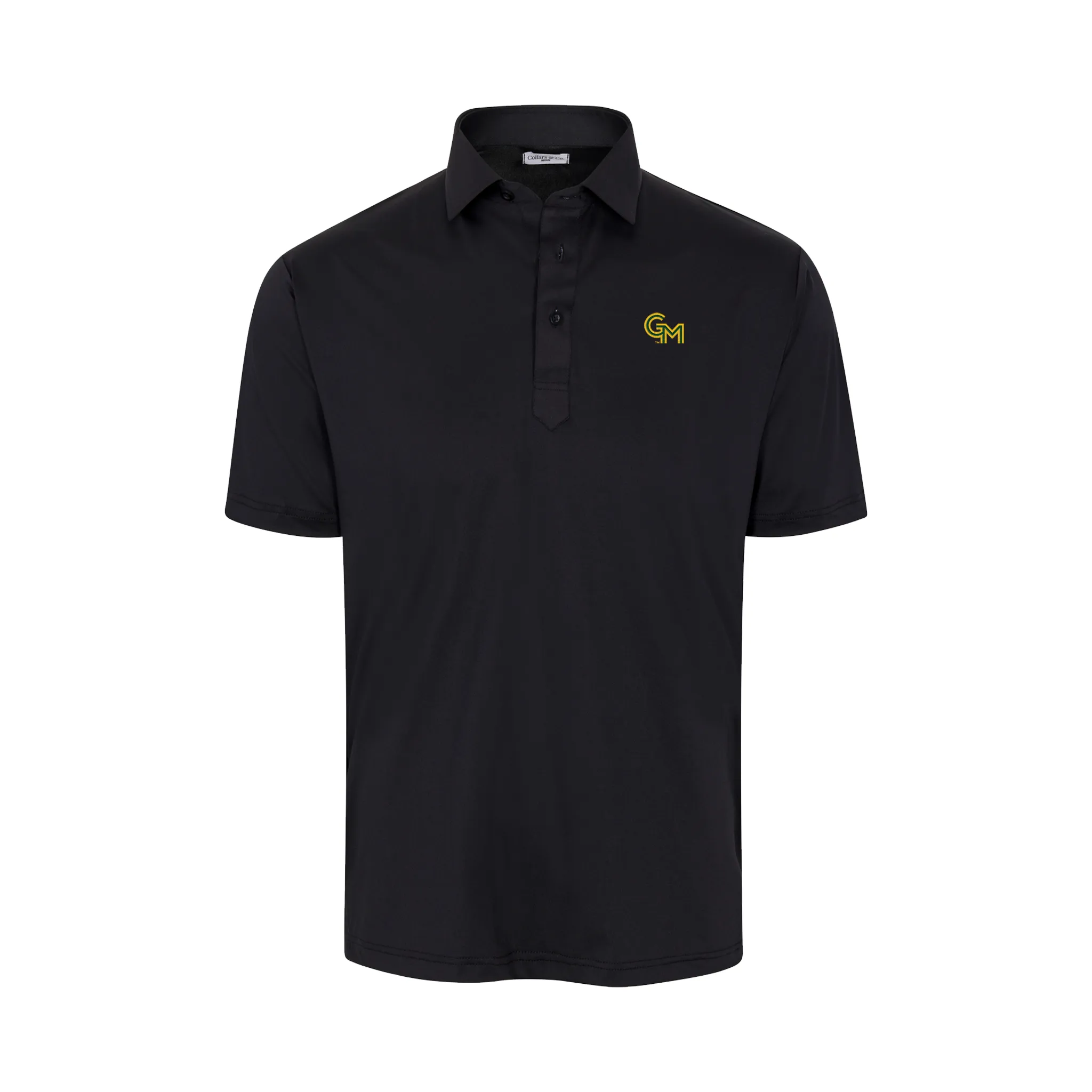 George Mason Featherweight Flex Polo Black