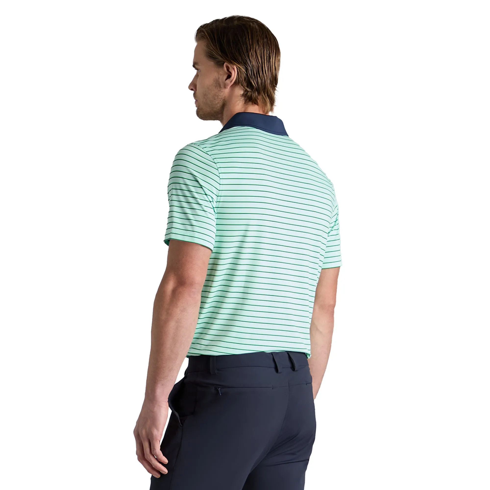 G/FORE Feeder Stripe Tech Jersey Polo Shirt