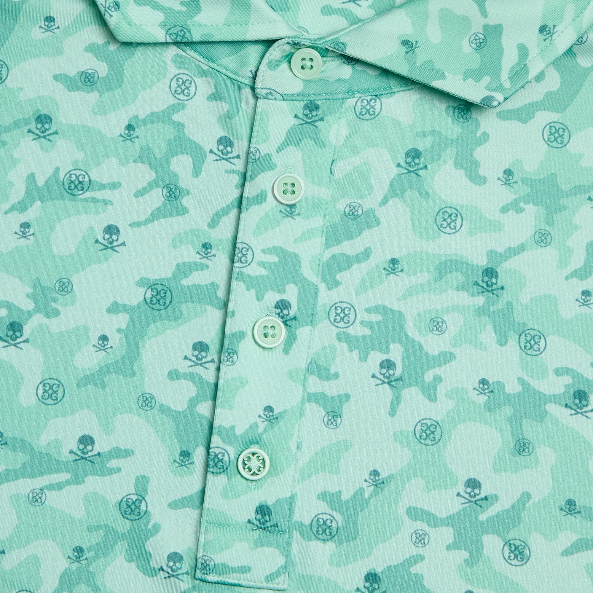 G/FORE Mapped Icon Camo Tech Jersey Polo Shirt