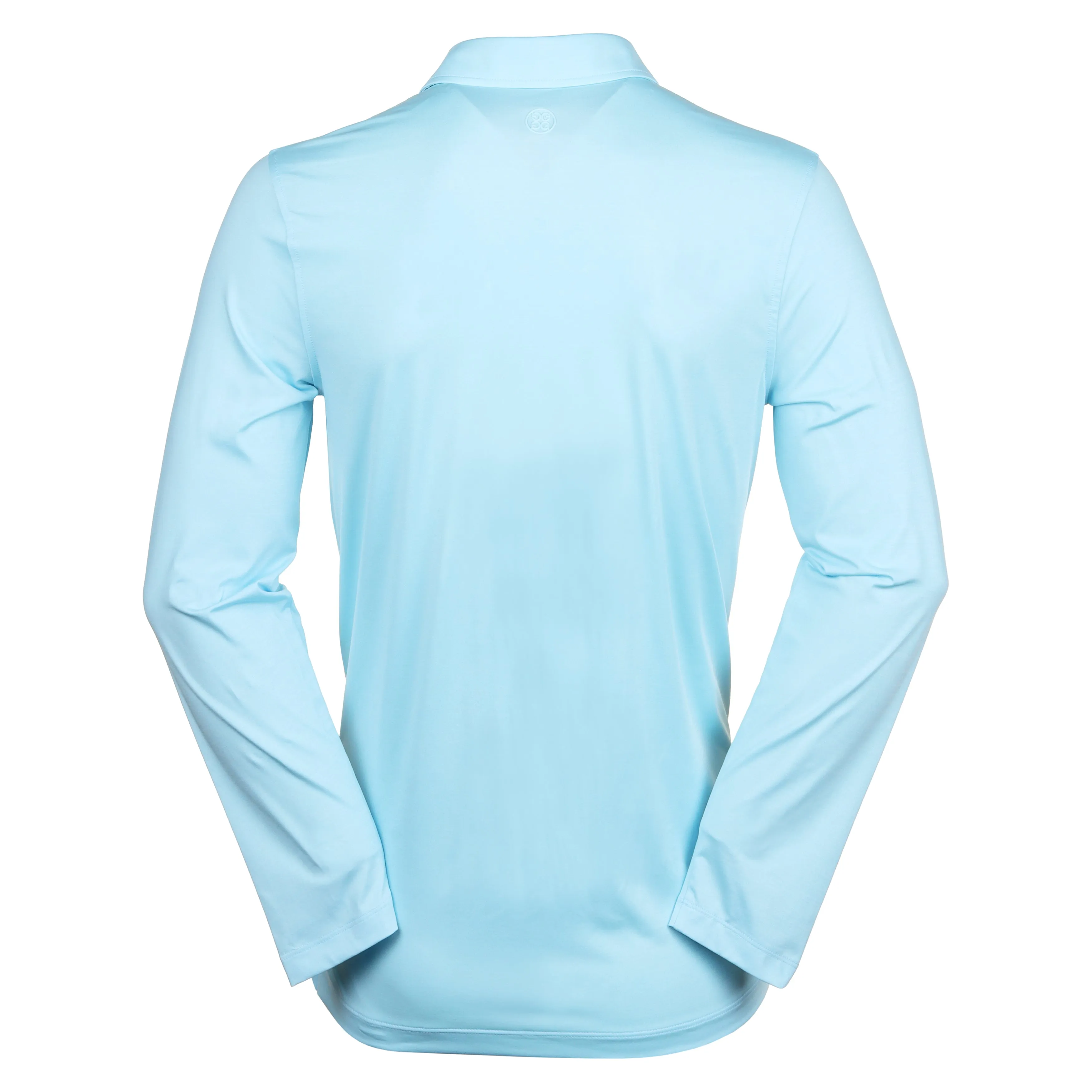 G/FORE Melange Ice Nylon Long Sleeve Polo Shirt