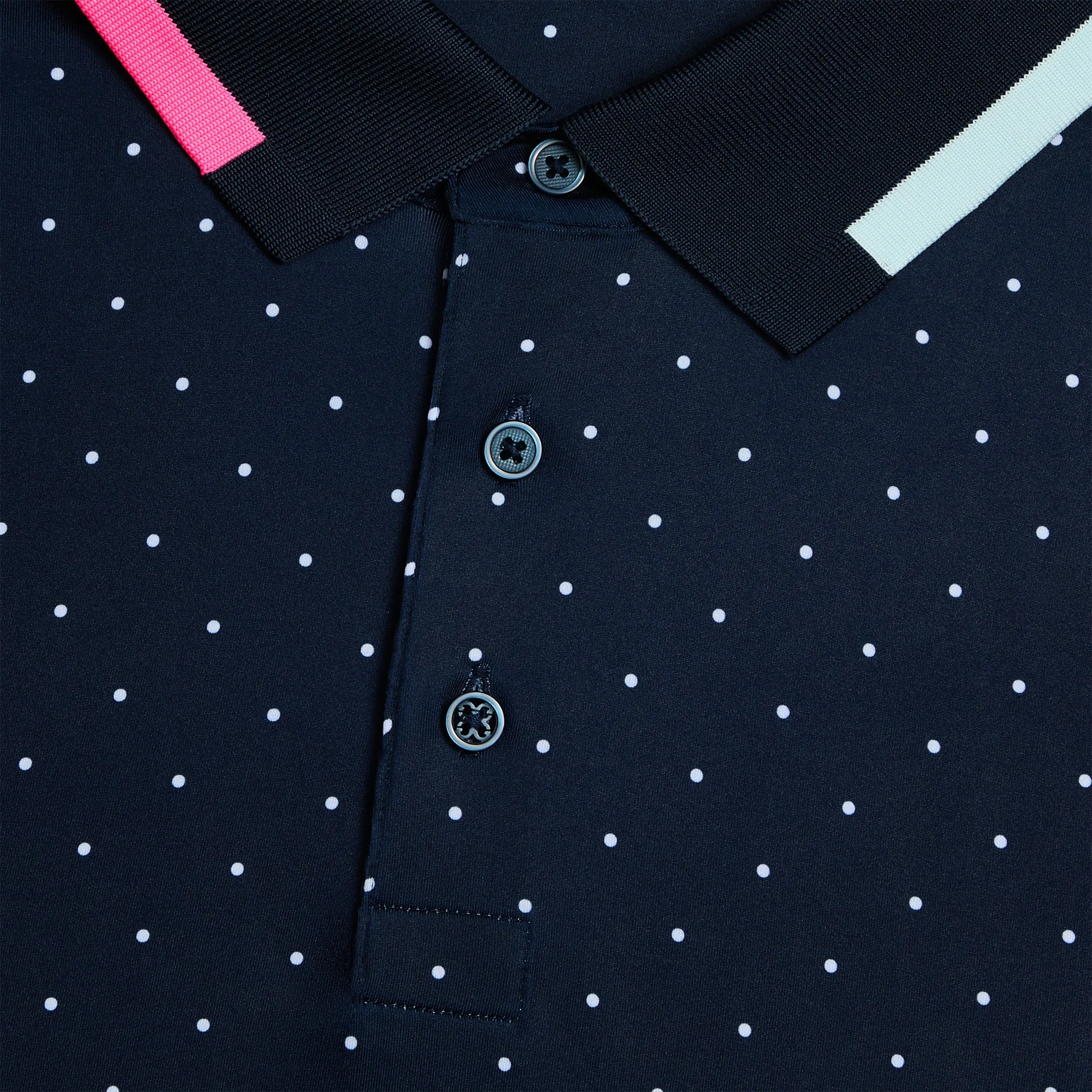 G/FORE Polka Dot Tech Jersey Polo Shirt