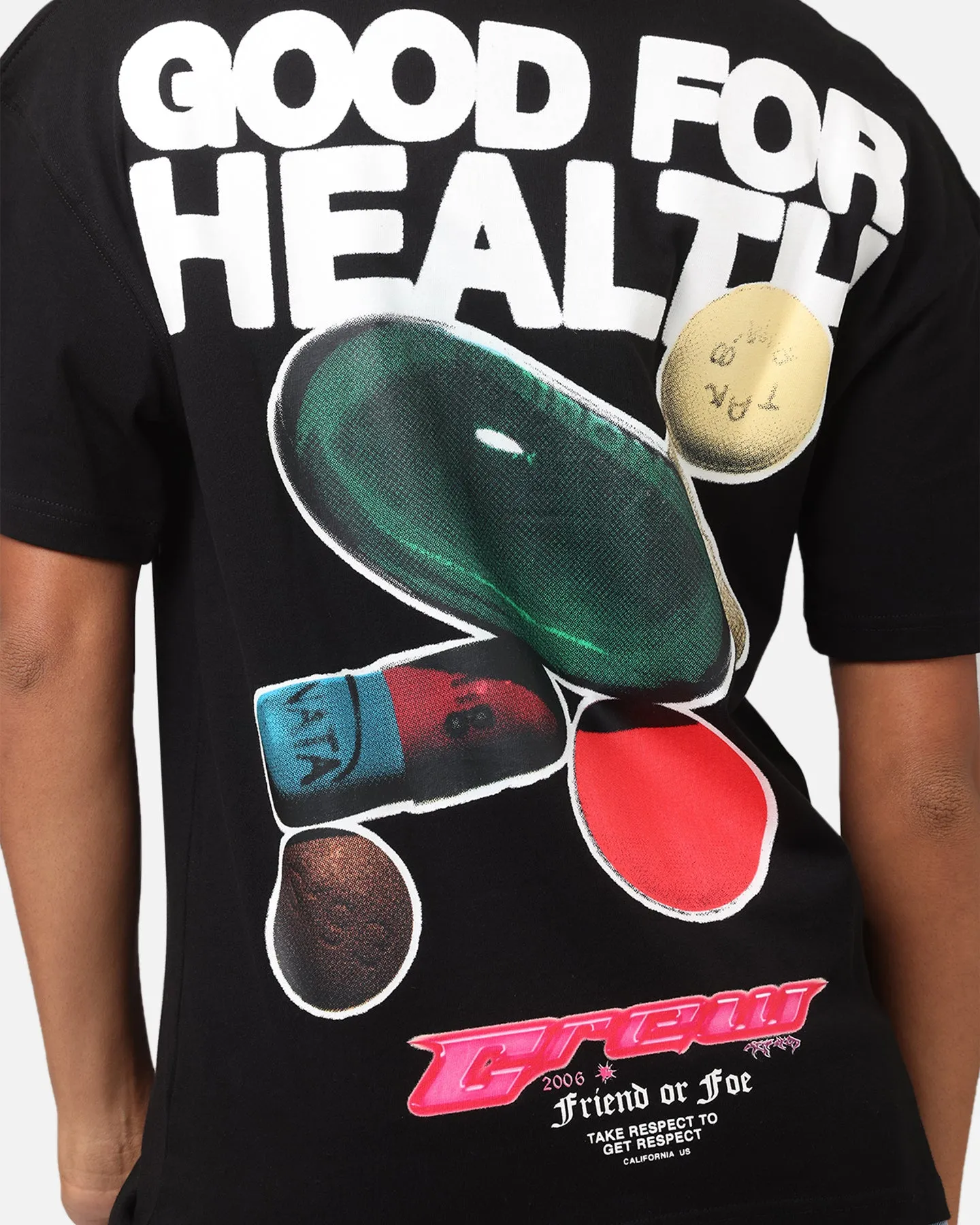 Goat Crew Good 4 Health T-Shirt Black