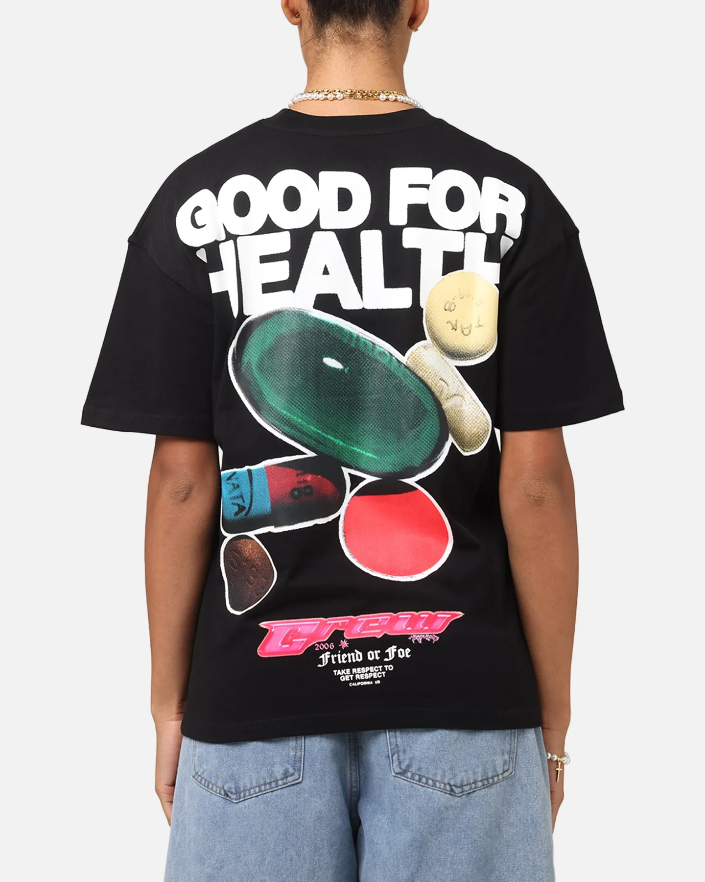 Goat Crew Good 4 Health T-Shirt Black