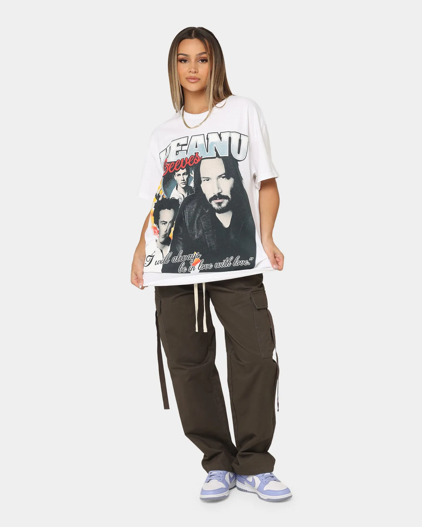 Goat Crew Keanu Lover Vintage T-Shirt White