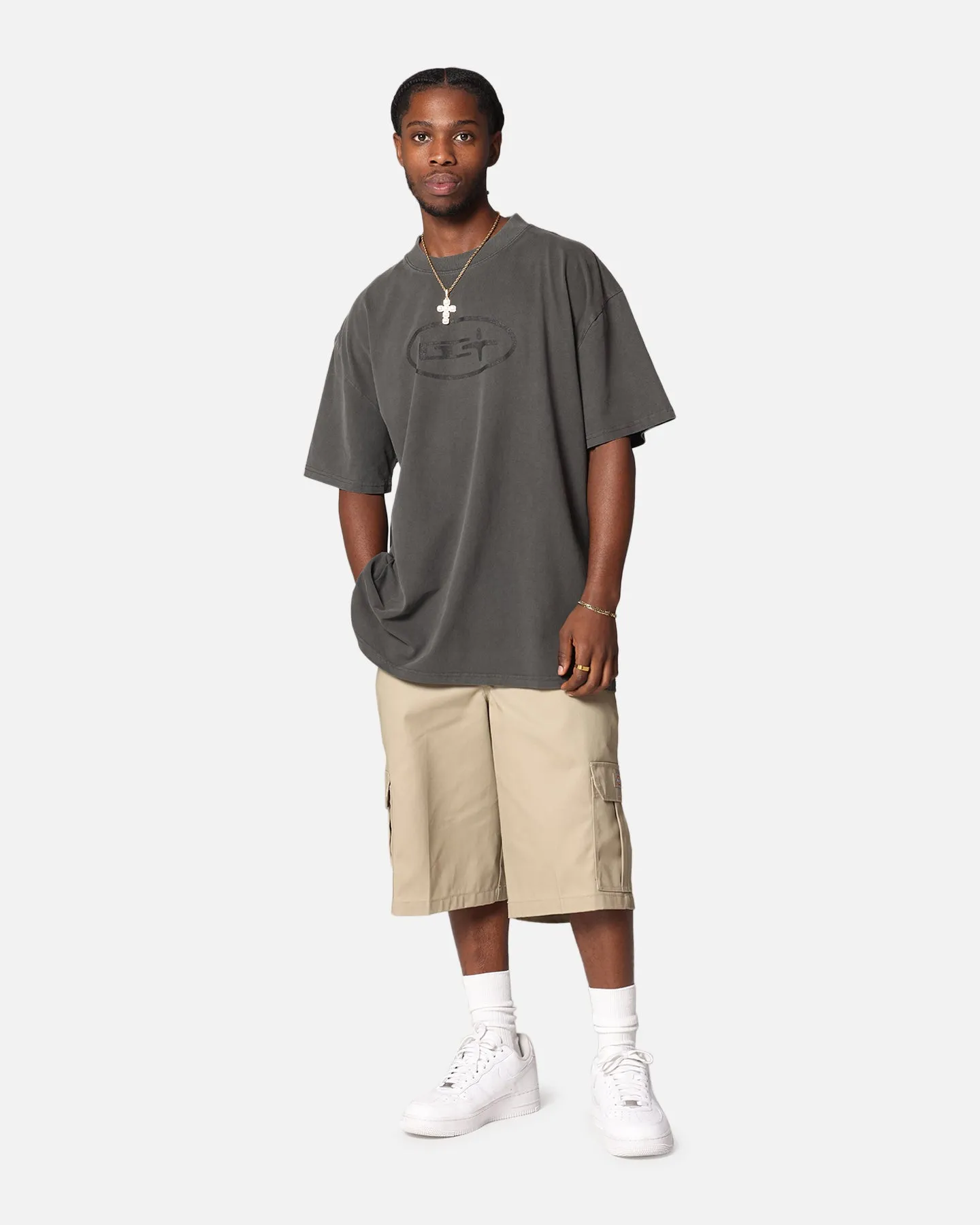Goat Crew Solidaritry T-Shirt Black Wash